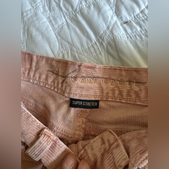 American Eagle Outfitters Peach Corduroy Pants - Picture 5 of 5
